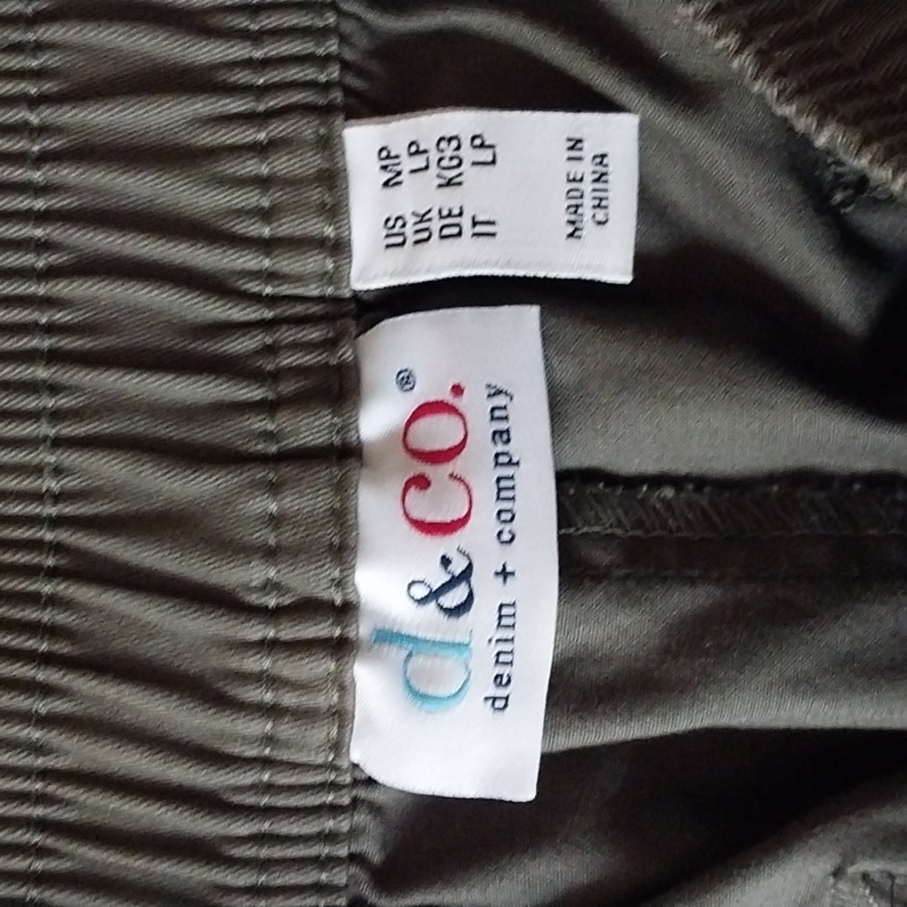 Denim&Co easy wear twill skimmers size MP - Picture 2 of 3